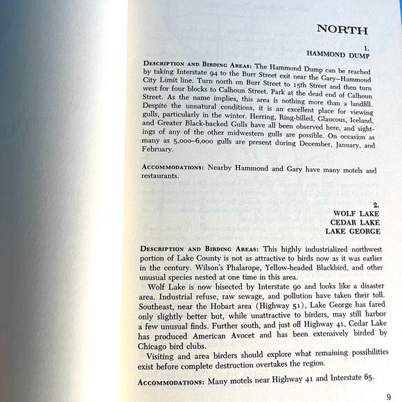 Indiana Birds & Their Haunts Checklist Guide 1979 Keller Birding Vintage Book - Picture 6 of 8